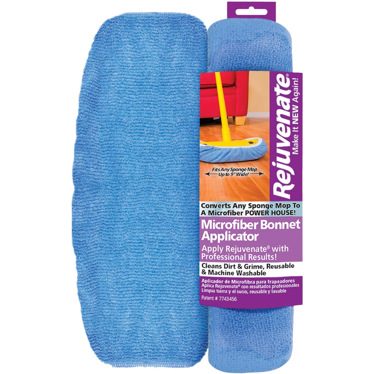 Microfiber Bonnet Applicator Wet Mop Pad Refill