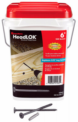 FastenMaster HeadLok 6 in. L Wood Screws 250 pk