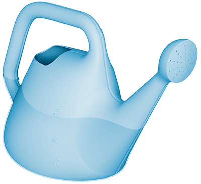 WATERING CAN 1 GAL BLUE