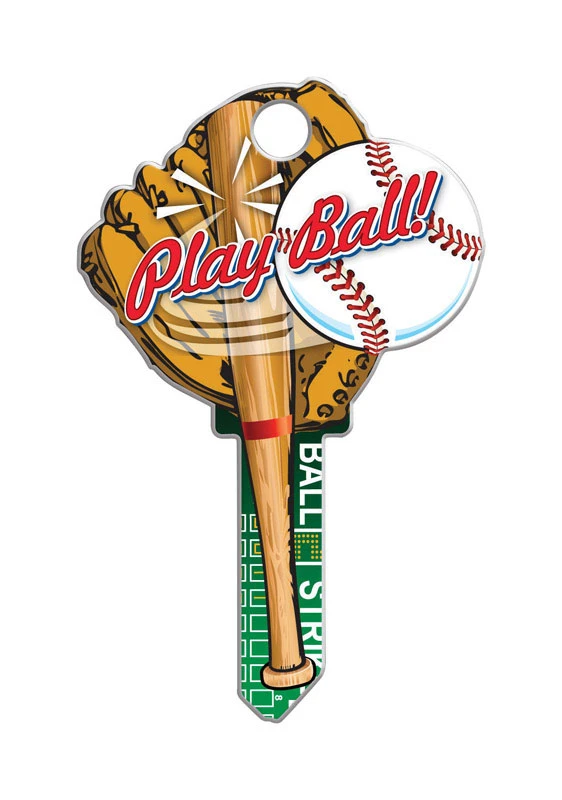 Key Shapes Baseball House Key Blank Double Sided For Kwikset Kw1/11