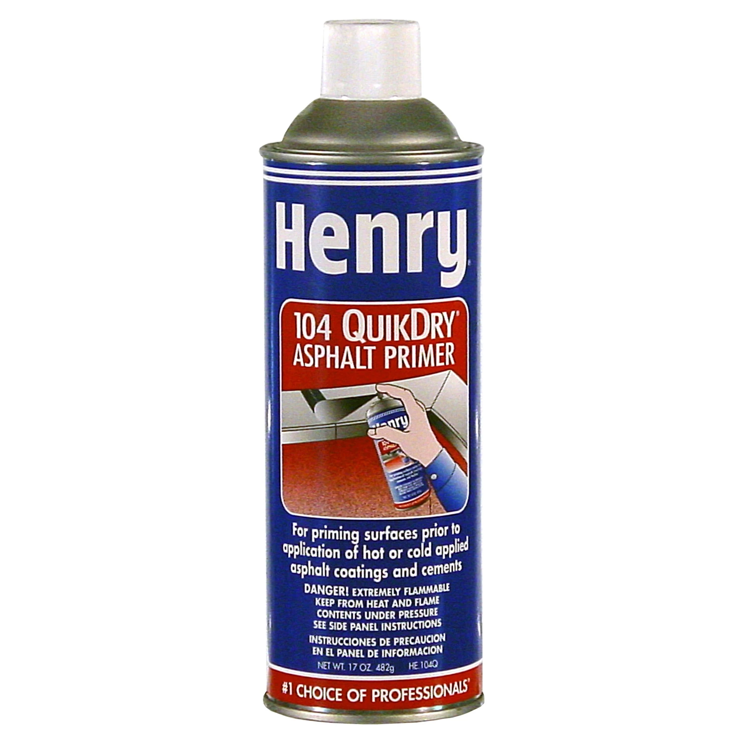 Quikdry 17 Oz. Asphalt Spray Primer For Roof And Driveway Coatings