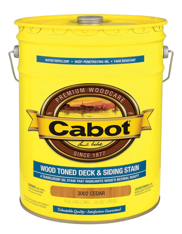 Transparent Cedar Tone Oil-based Deck And Siding Stain 5 Gallon Container