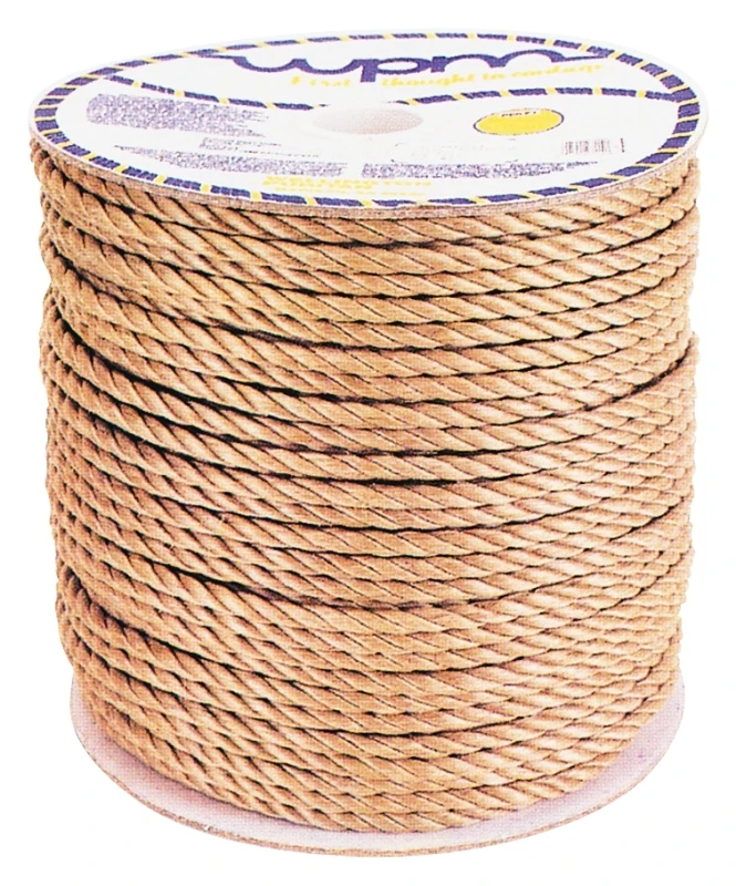 1/4 In. Diameter X 100 Ft. Length Brown Twisted Polypropylene Unmanilla Rope