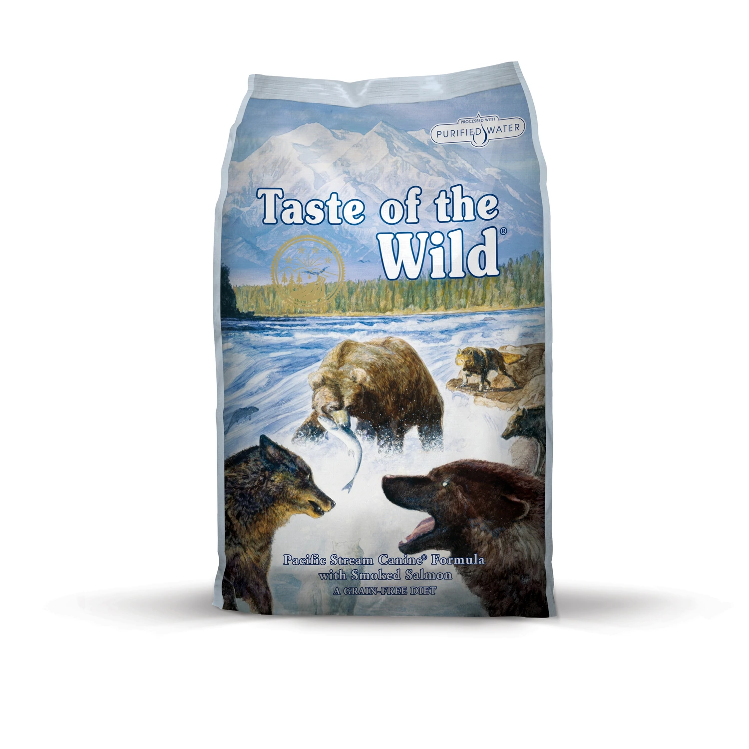 Pacific Stream Adult Salmon Dry Dog Food Grain Free 5 Lb