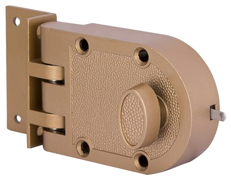 6296404-ps Single Cylinder Jimmy Proof Lock With 2 Keys And 5-pin Cylinder