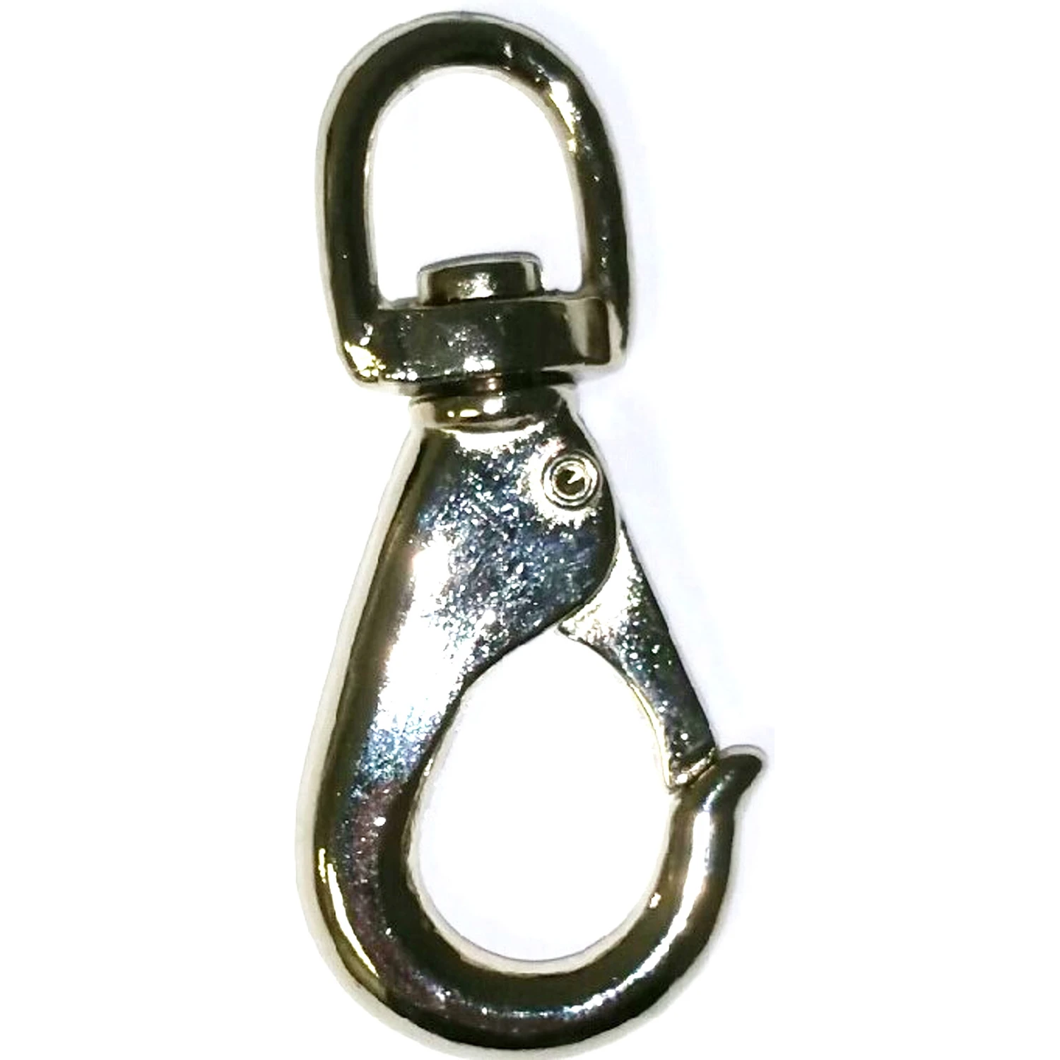 Quick Swivel Round Eye 3-3/8 In. Snap - Heavy-duty Zinc Construction