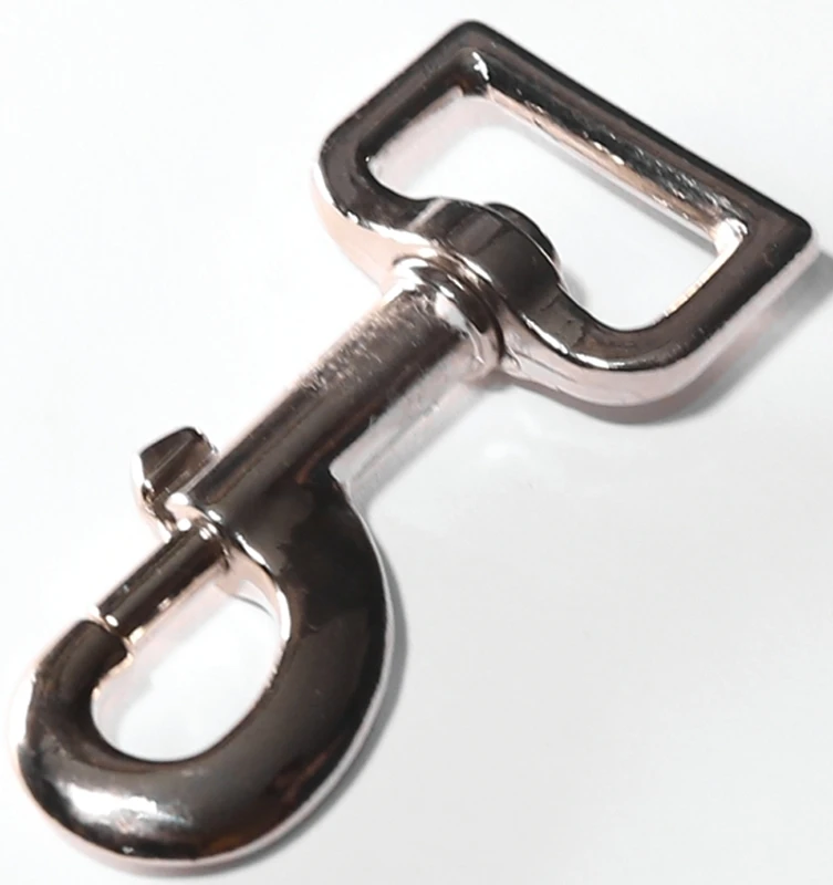 Bolt Swiveling Strap Eye Snap 3-3/16 In. Nickel-plated Zinc 80 Lb