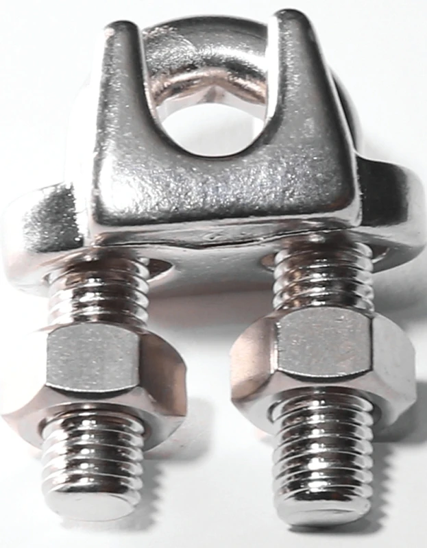 260s-3/8 Stainless Steel Cable Clamp Wire Rope Clip, 3/8 Inch Opening