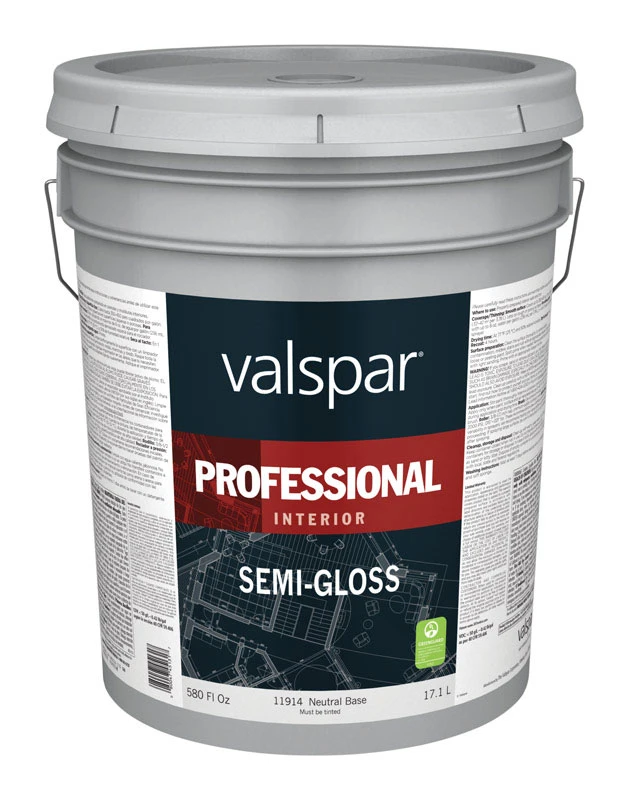 Professional Semi-gloss Tintable Neutral Base Interior Paint 5 Gallon