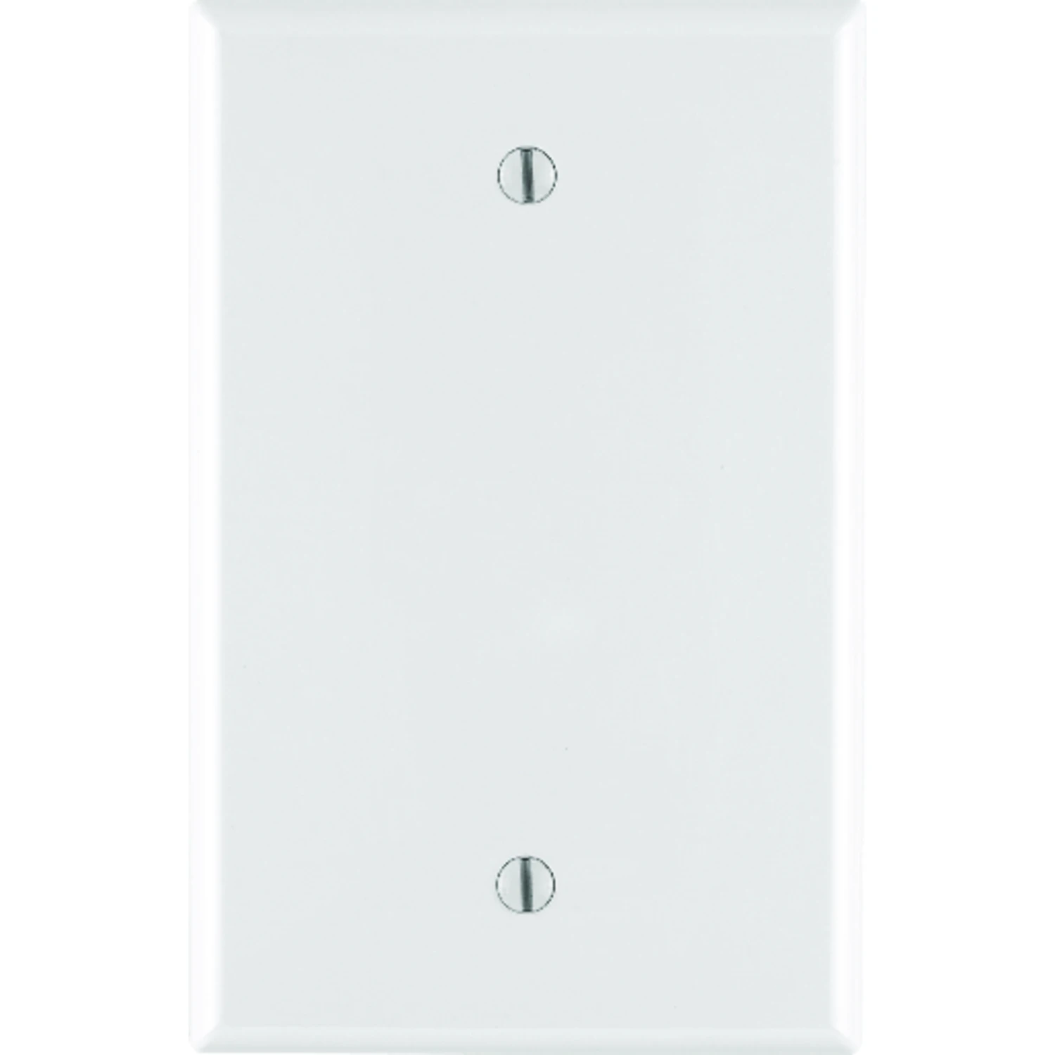 Leviton White 1 gang Nylon Blank Wall Plate 1 pk