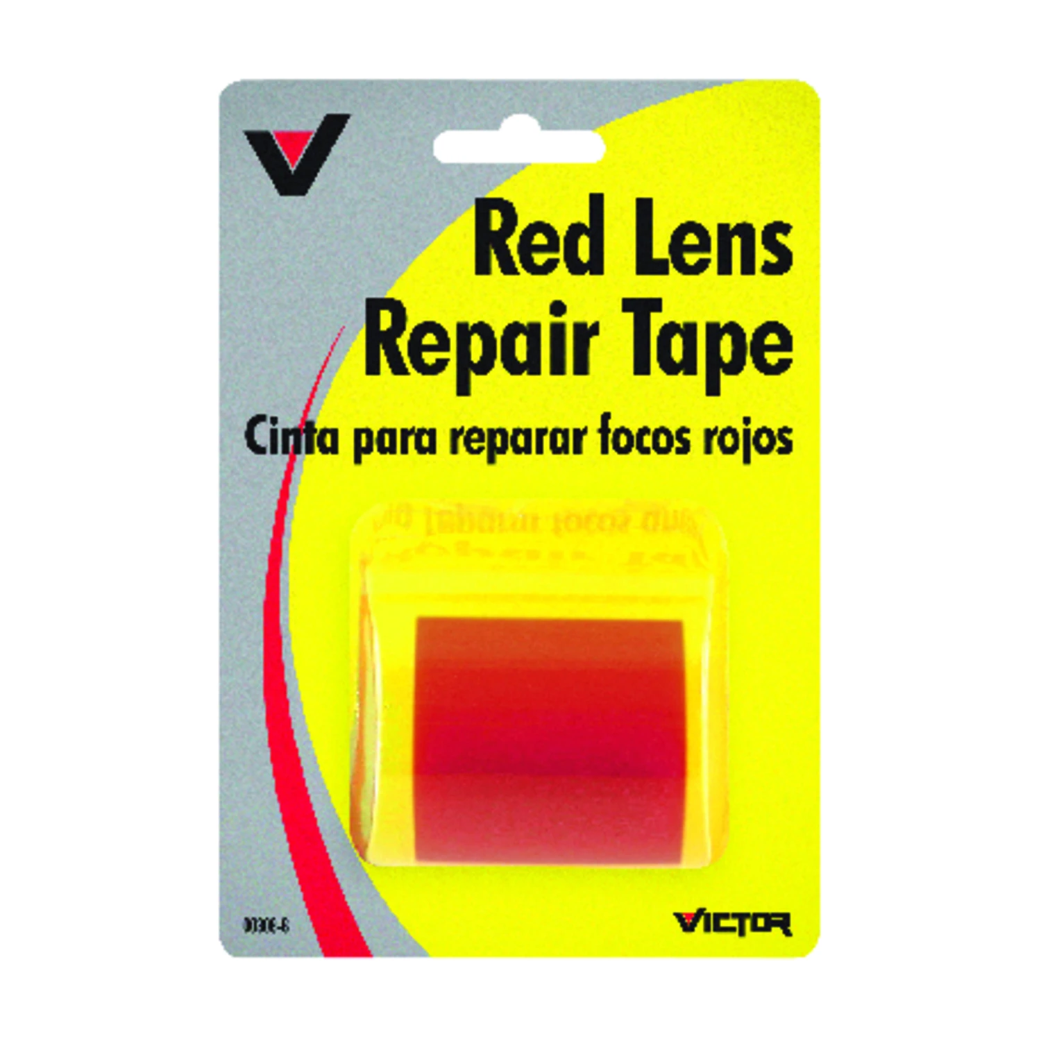 2 In. X 60 In. Red Tail Light Repair Tape & Victor 12 V Lens Repair Tape 1 Pk