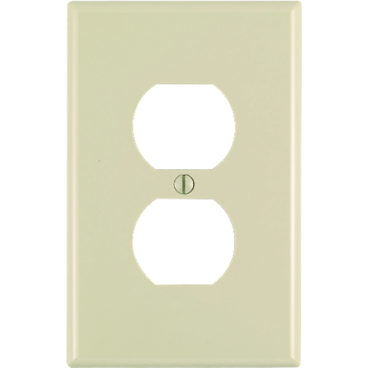 Leviton Ivory 1 gang Nylon Duplex Wall Plate 1 pk