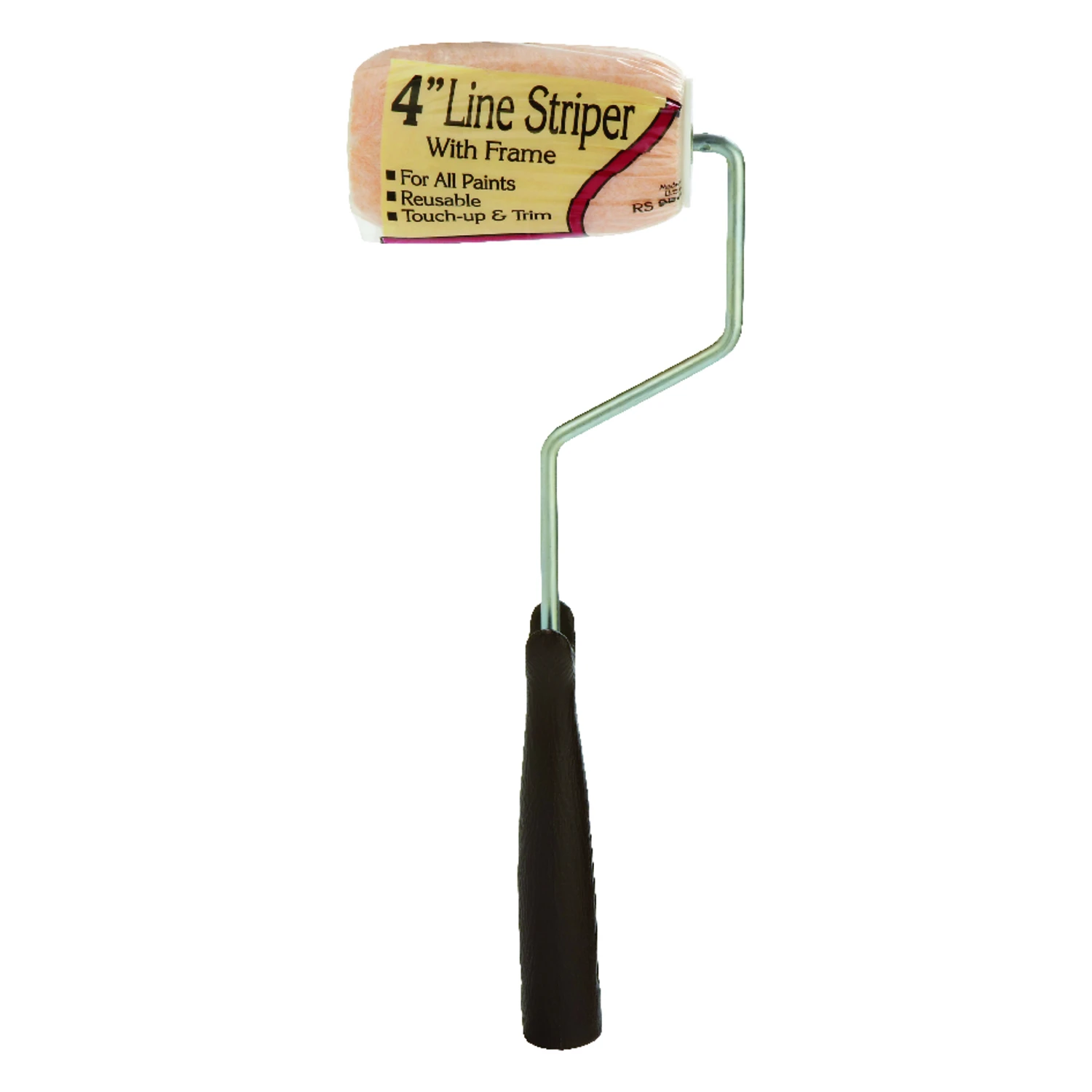 Line Stiper 4 In. W Trim Paint Roller Frame And Cover With Threaded End