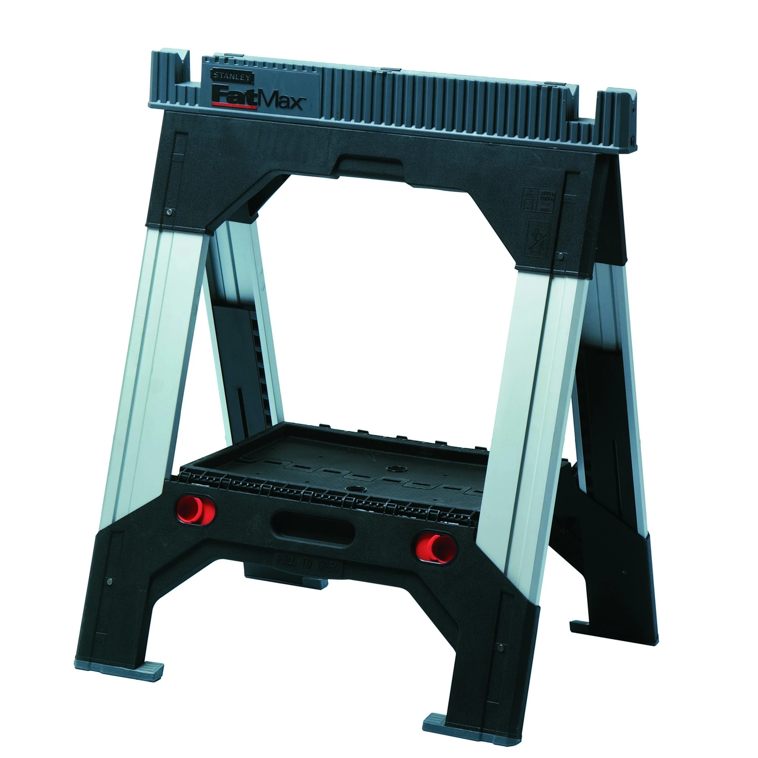 Stanley FatMax 39 in. H X 27-3/16 in. W X 2-1/8 in. D 2 Way Adjustable Sawhorse 1 pc