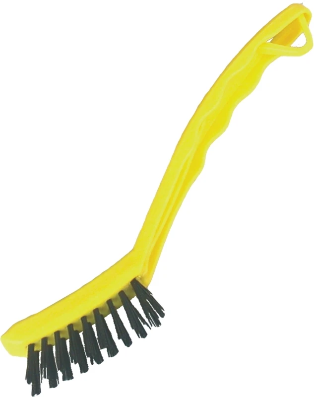 252-60 Tile And Grout Scrubber Brush With Polypropylene Handle And Nylon Bristles