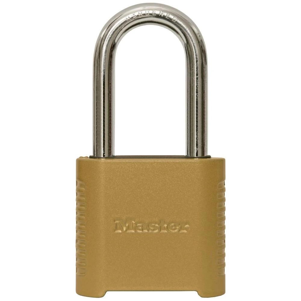 875dlh 2 In. Wide Steel 4-digit Combination Padlock With 2 In. Shackle