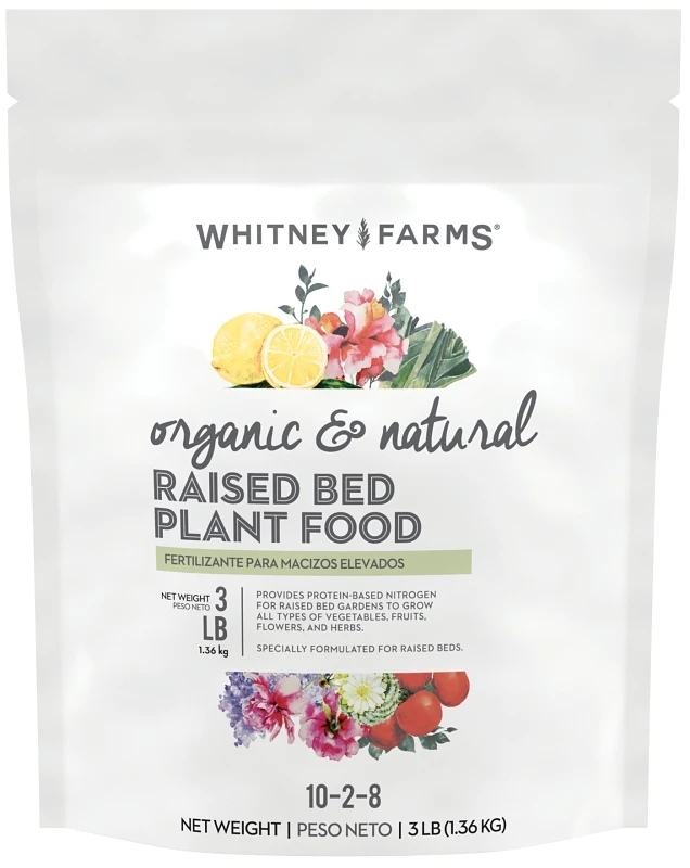 Organic Granules Plant Food 3 Lb For Raised Beds