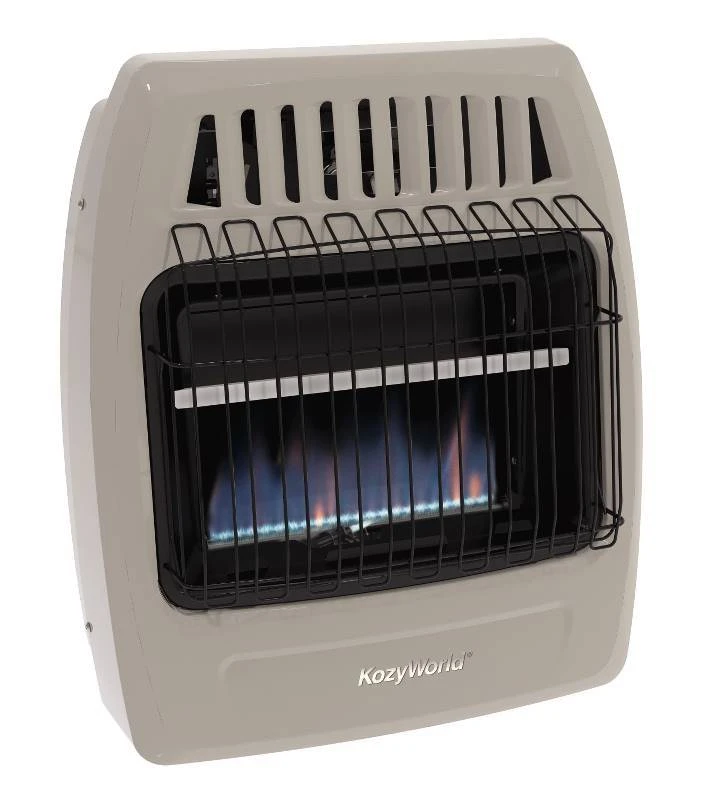 Kozy World Kwp254 20000 Btu Propane Gas Wall Heater For 800 Sq-ft