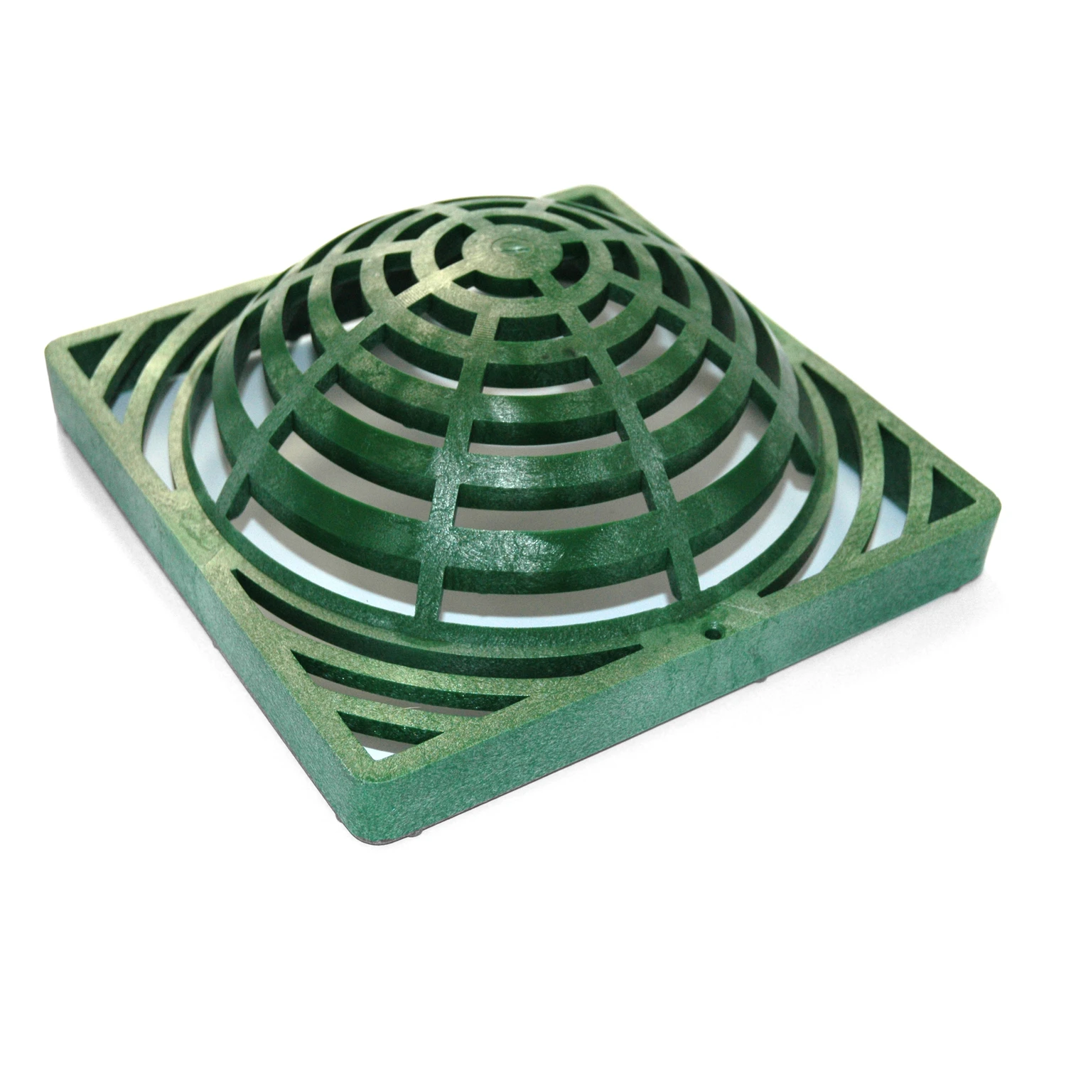 9 In. Green Square Polyolefin Atrium Grate For Drainage Solutions