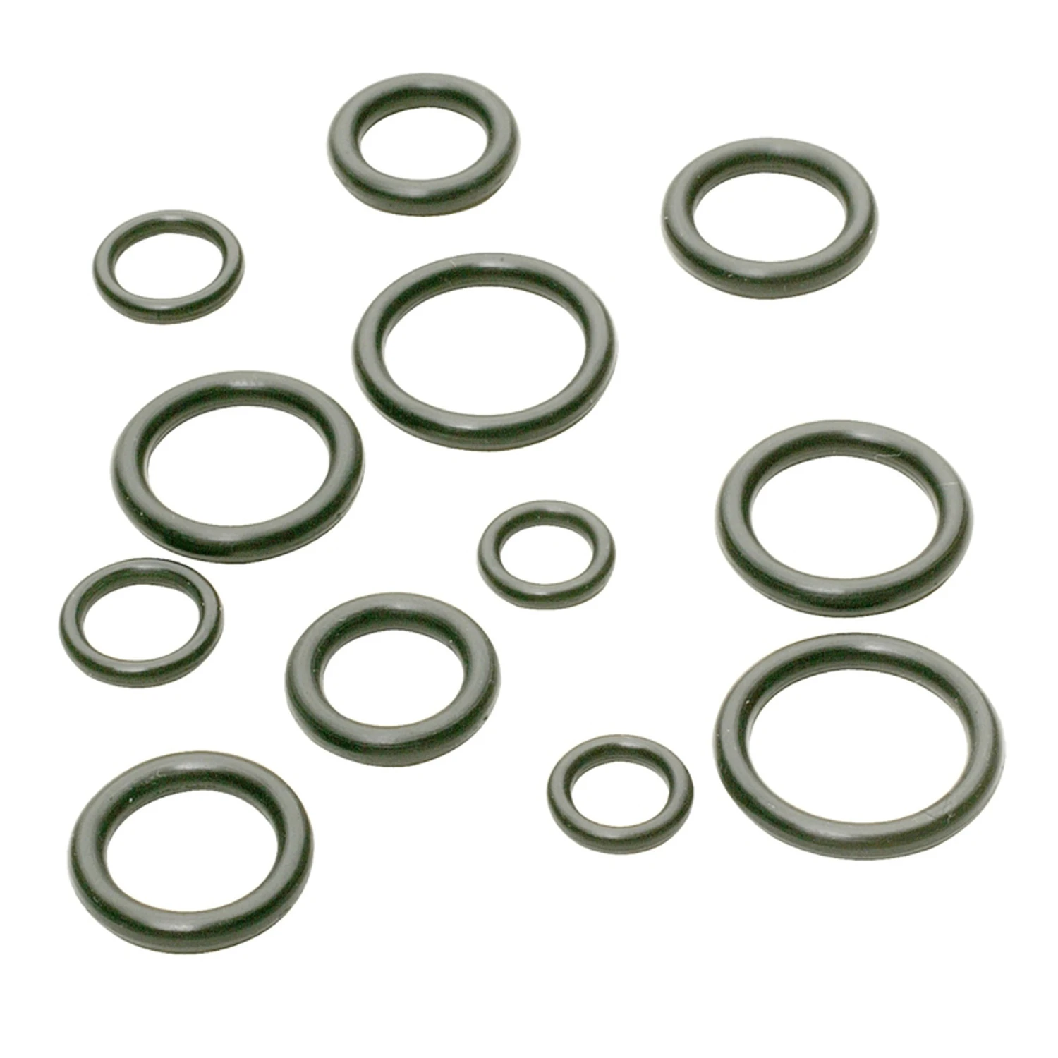1/2 In. D Rubber O-ring Kit 12 Pk - Assorted Sizes, Model Pp810-2