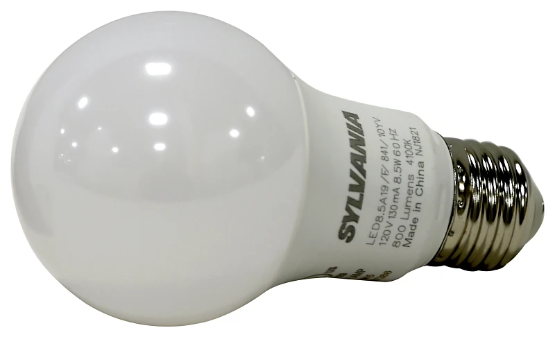 8.5w A19 Led Light Bulb 4100k 800 Lumens Medium Base