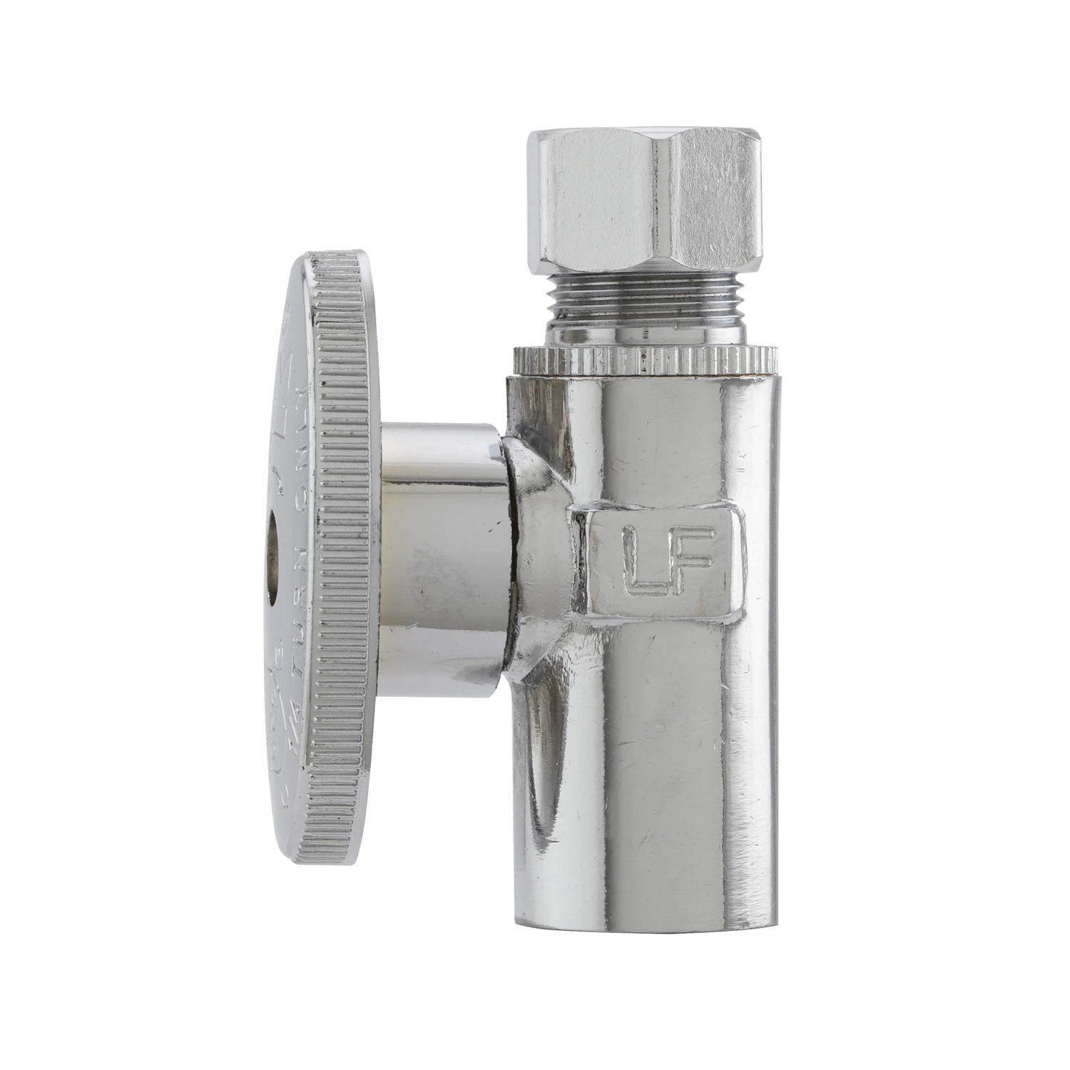 1/2 In. Copper Sweat X 3/8 In. Compression Brass Straight Valve
