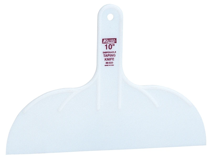 Wallboard Tool Co Inc. 88-018 Plastic Taping Knife, 8 In, Reinforced Handle, 24 Pk