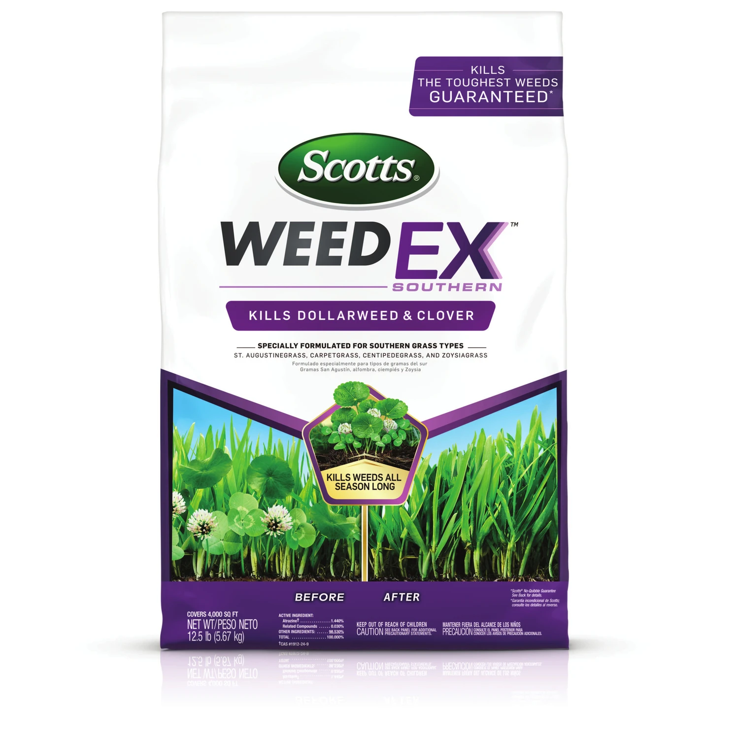 Scotts Weedex Southern Lawn Weed Killer Granules 12.5 Lb For Effective Weed Control
