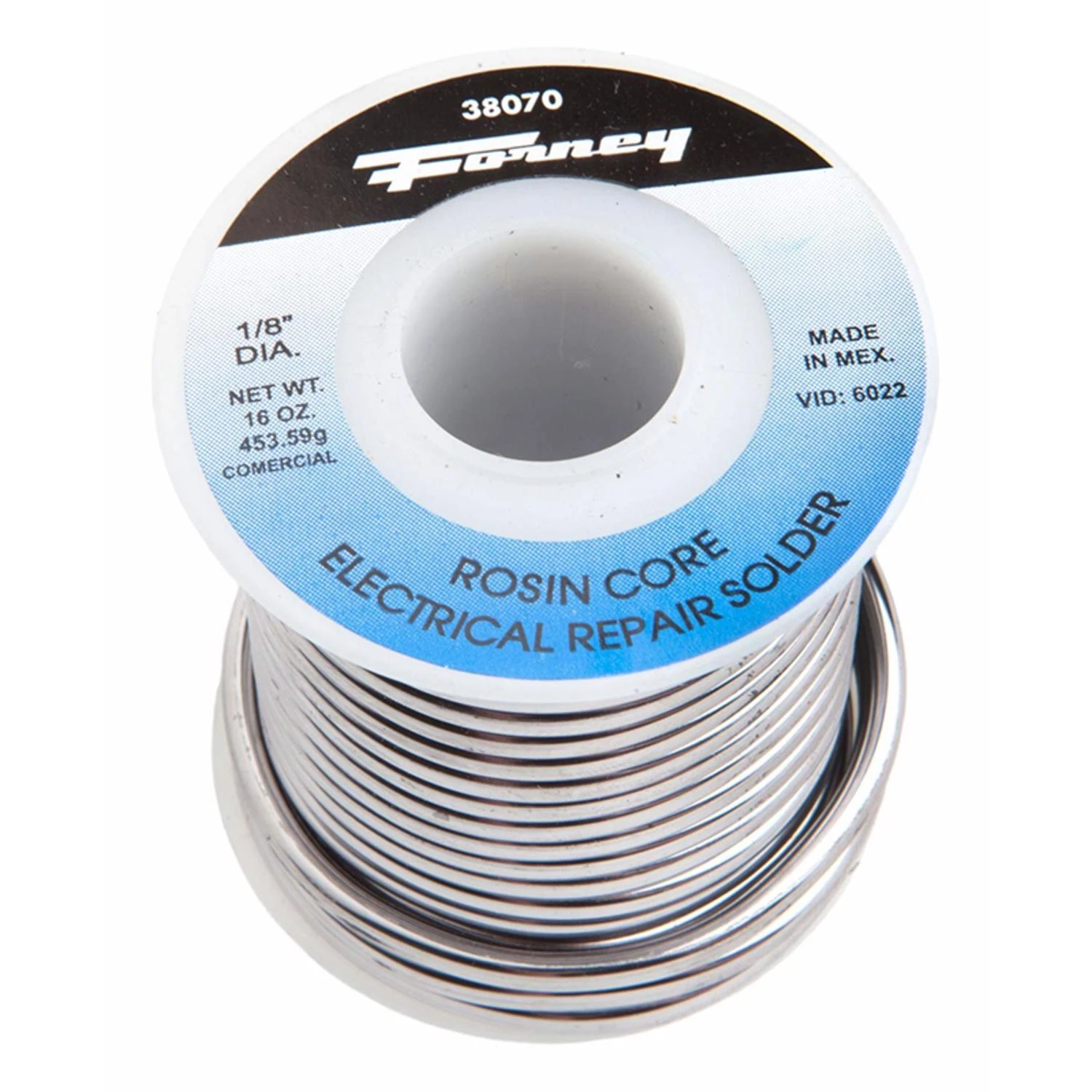 16 Oz Rosin Core Solder Wire 1/8 In. Diameter Lead/tin/antimony