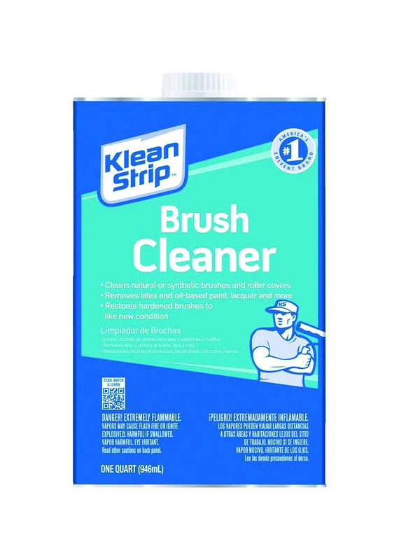 Acetone Brush Cleaner 1 Quart - Noncorrosive, Fast-acting Formula