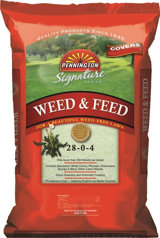 Signature Series 423405 Weed And Feed Fertilizer, 28-0-4, 13 Lb