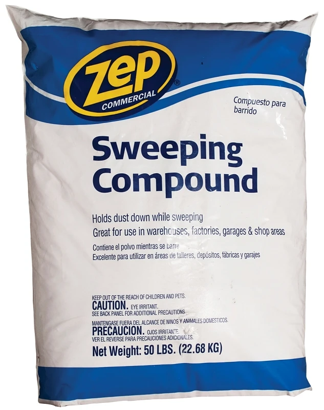 Commercial 50 Lb. Non-toxic Hard Floor Sweeping Compound - Oil-based Formula