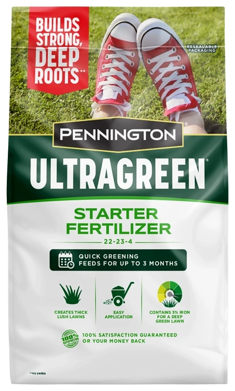 22-23-4 Lawn Starter Fertilizer, 14 Lb For Thick Green Grass