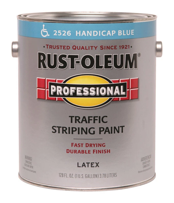 Professional Handicap Blue One Step Paint 1 Gallon For Indoor And Outdoor Use