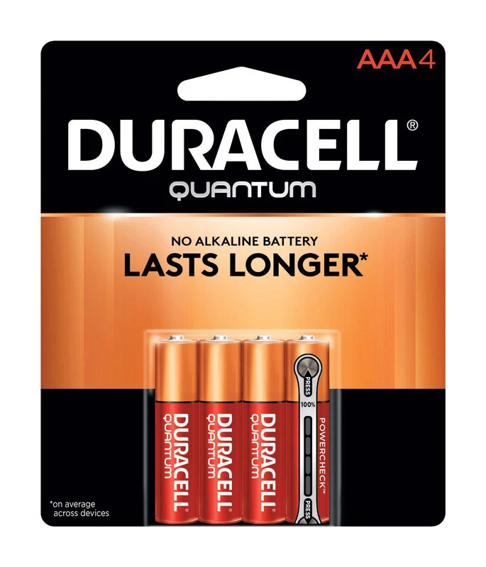 Duracell Quantum Alkaline AAA Batteries (4-Pack)