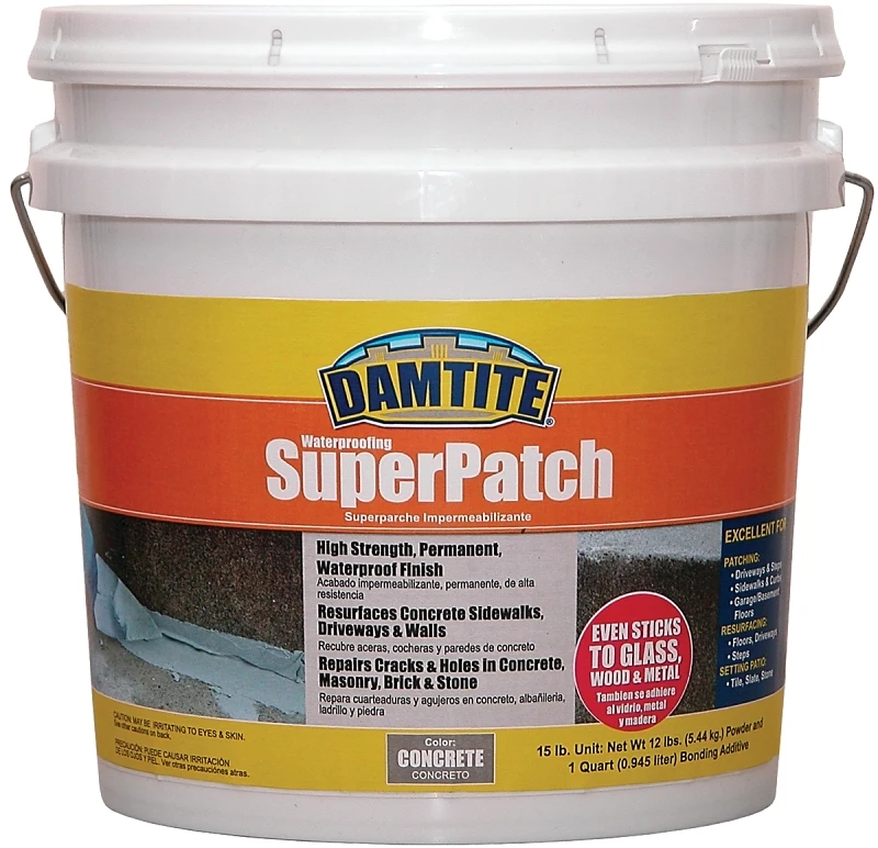 Superpatch Waterproofing Concrete Patch 15lb For Repairing And Resurfacing