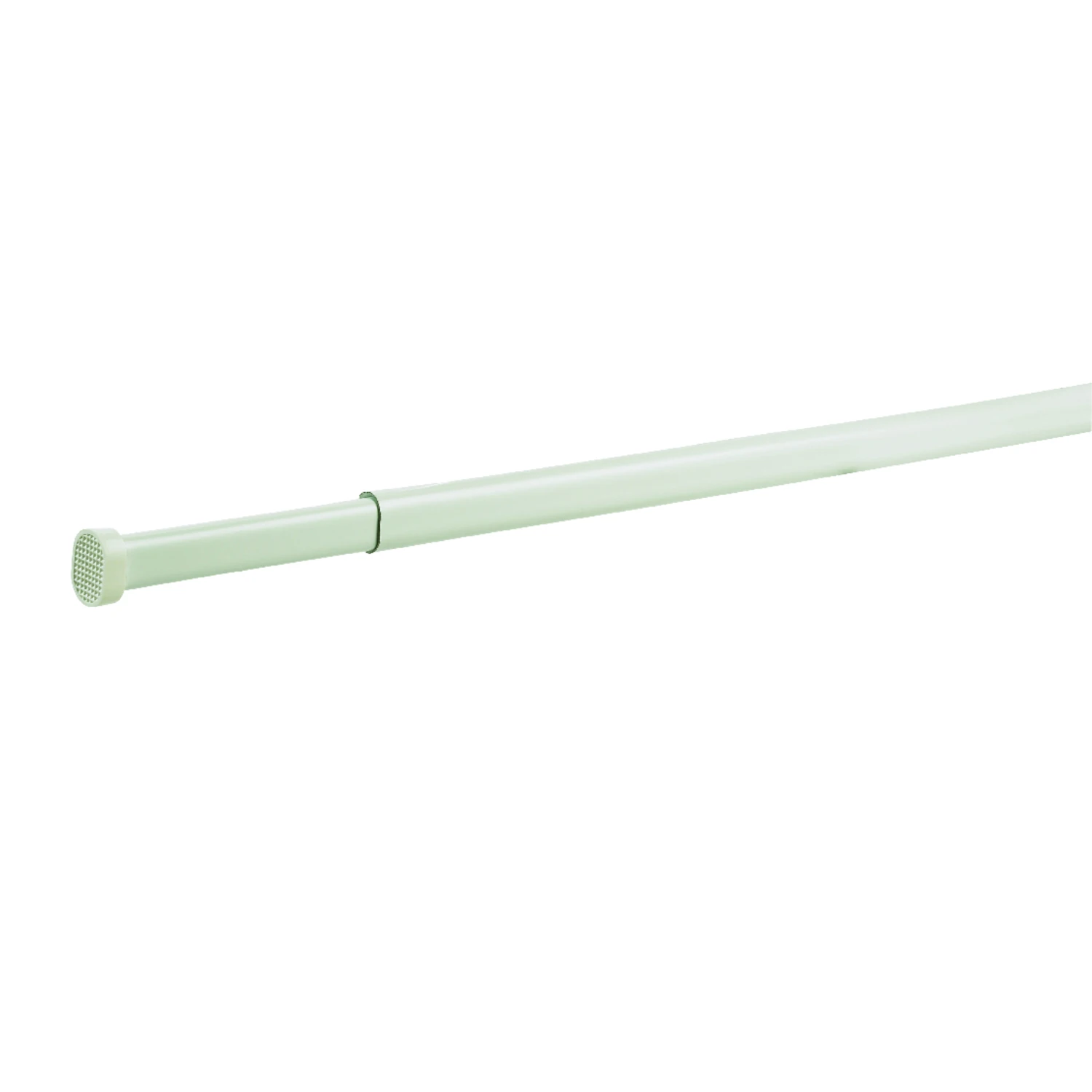 Enamel White Tension Rod 22 In. To 36 In. Adjustable Length