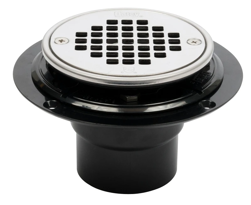 42262 Abs Shower Drain For Tile Showers, 2 Or 3 Inch With Stainless Steel Strainer