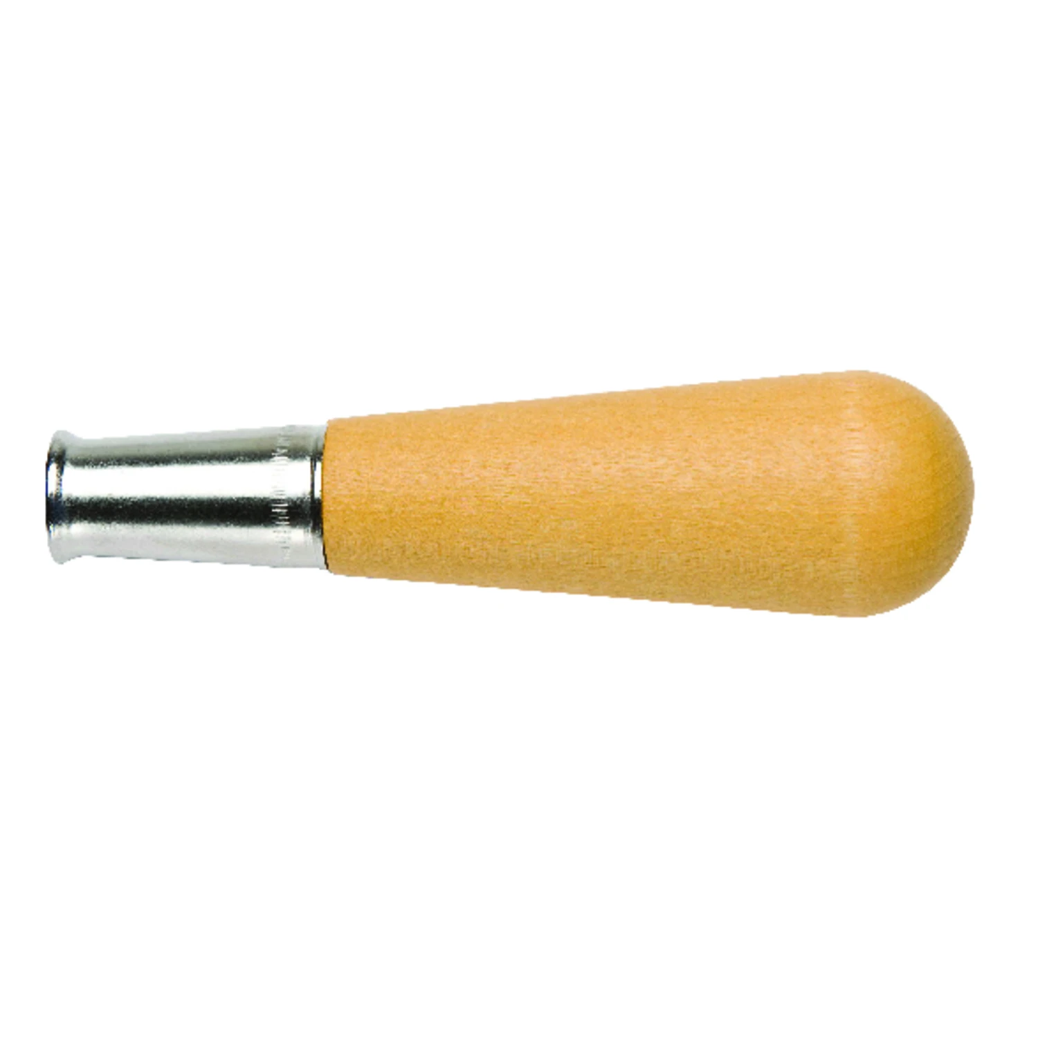 4-7/8 In. L X 2.85 In. W Wood File Handle With Metal Ferrule