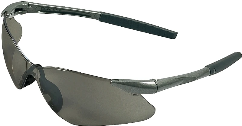 V30 Nemesis Safety Glasses, Black Frame, Smoke Lens, Ansi Z87.1+ Certified
