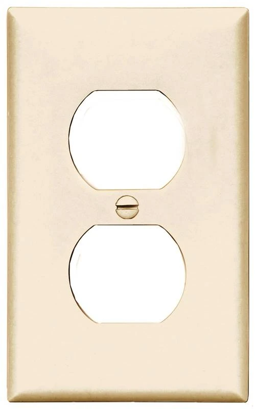 Devices 5132a Standard Wall Plate, 1 Gang, Almond, 4-1/2 In L X 2-3/4 In W