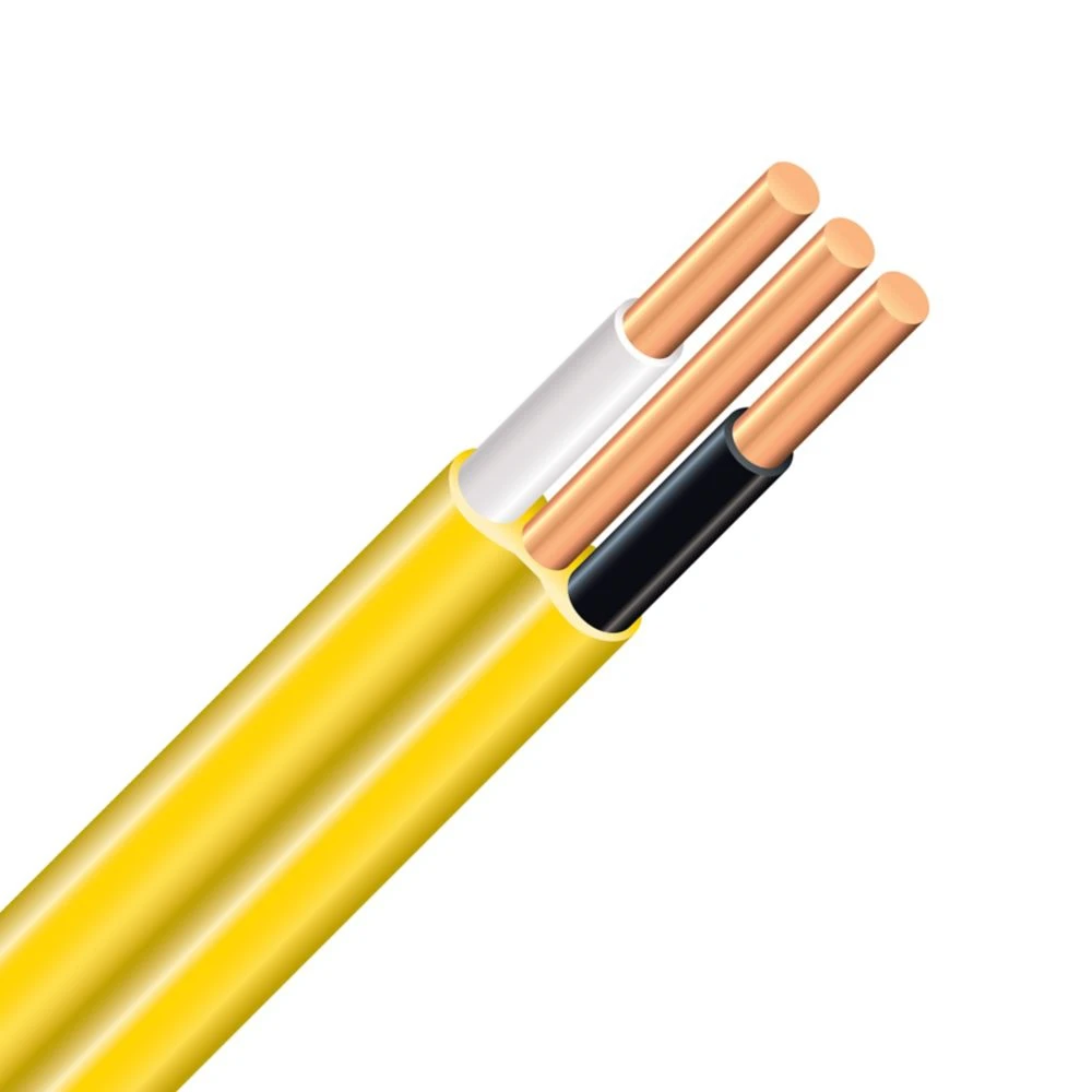 Romex Simpull Nmd90 Copper Electrical Cable 12/2 Yellow 20m - Southwire 47175520