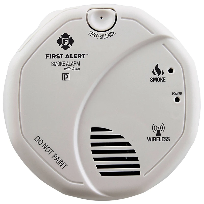 Battery Operated Smoke Alarm with Wireless Interconnect Capability