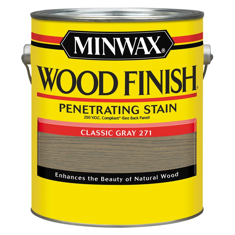 Wood Finish Voc Penetrating Stain, Classic Gray, 1 Gallon
