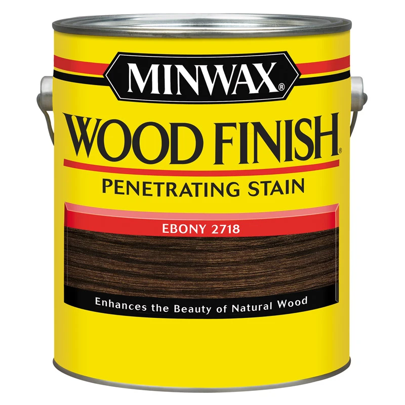 Ebony Wood Finish, 1 Gallon Container, Interior and Exterior Use