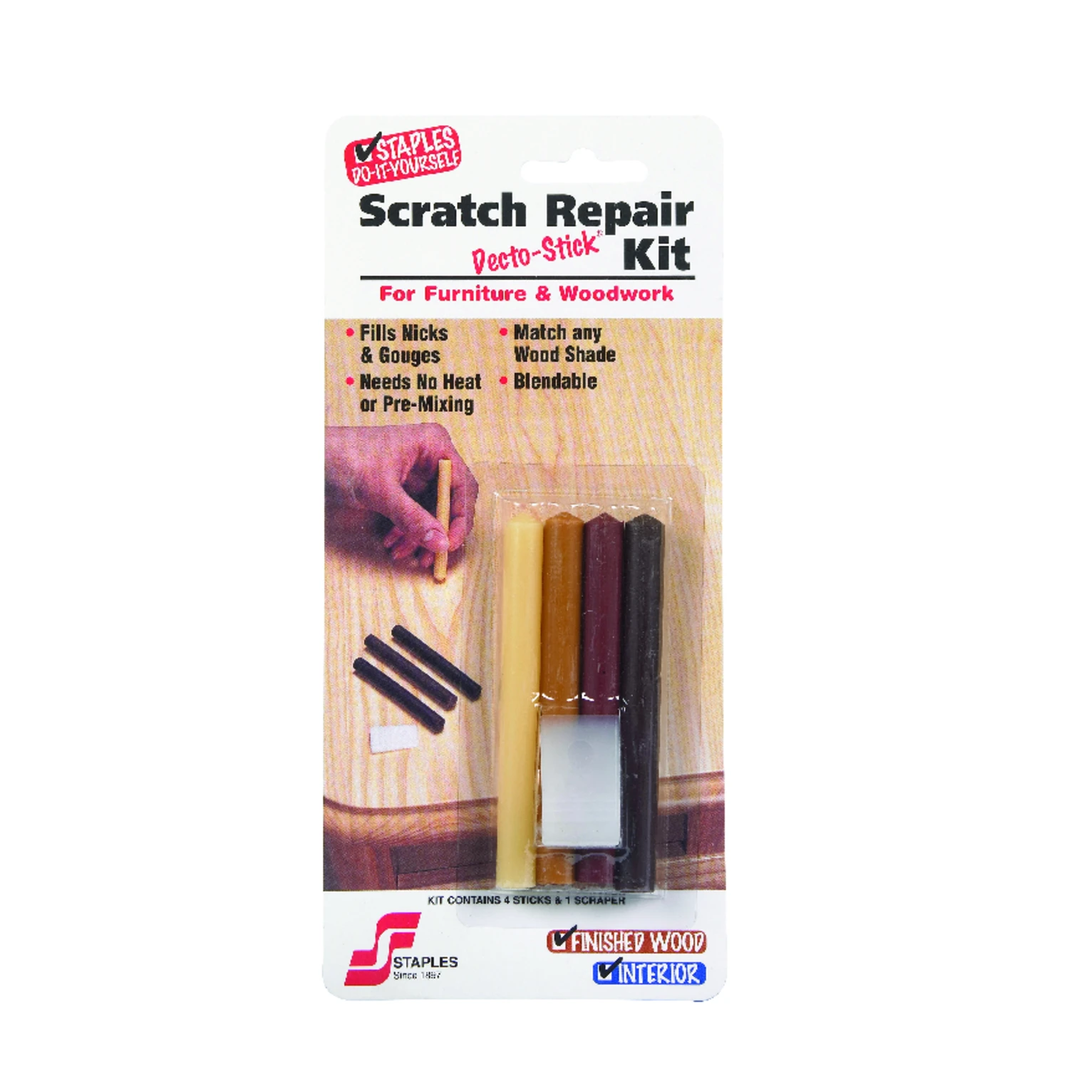 Staples Decto-Stick Multicolored Scratch Remover