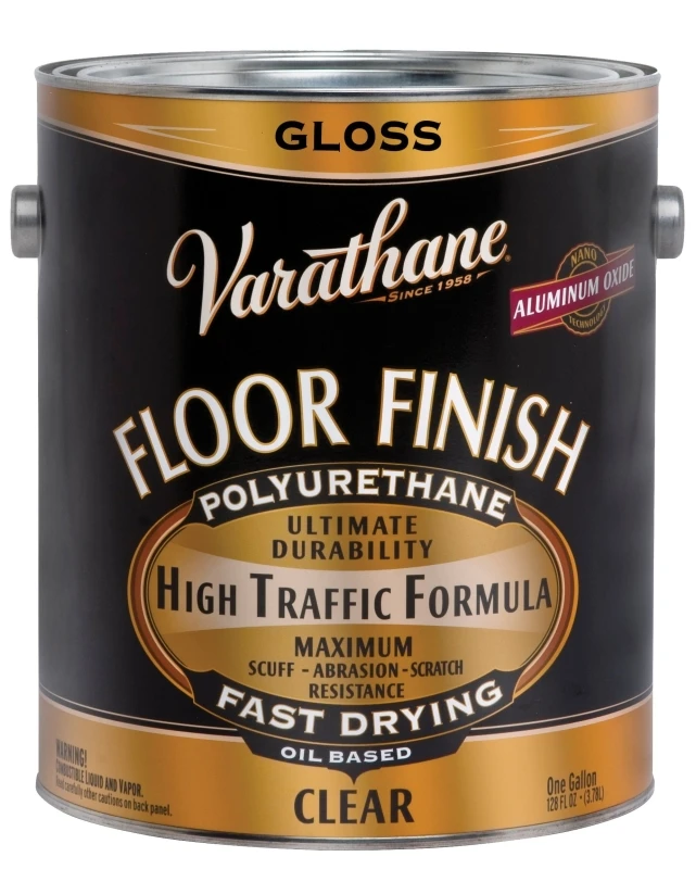 Premium Oil-based Clear Gloss Floor Finish, 1 Gallon