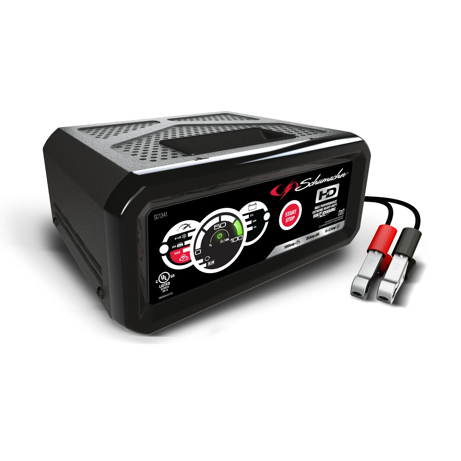 Sc1341 Automatic 12v 100 Amp Battery Charger And Engine Starter