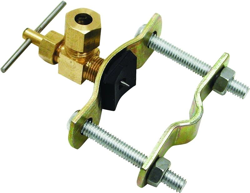Self-Piercing Evaporative Cooler Saddle Valve, 1/4 Inch Connection