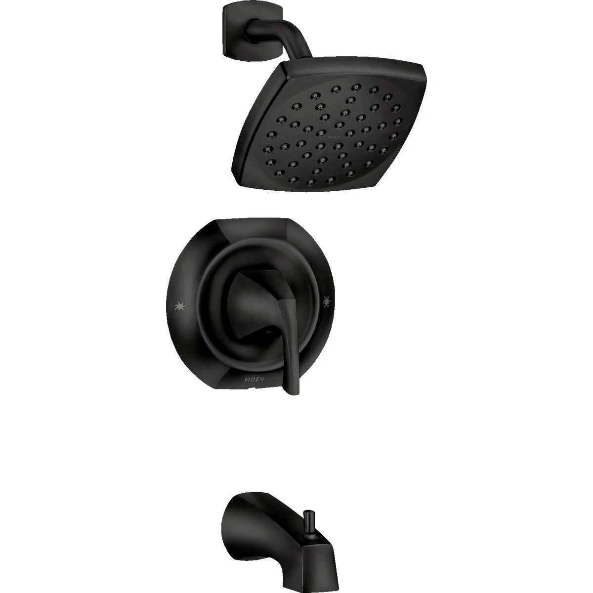 MOEN FAUCET TUB/SHWR MATTE BLK